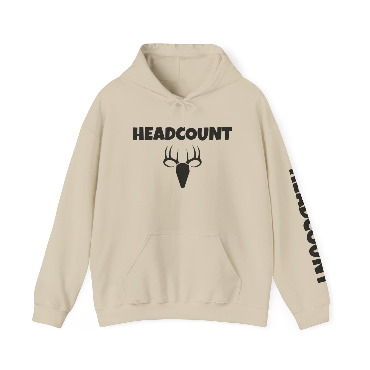 Unisex Heavy Blend™ Hooded Sweatshirt - Headcount Deer Design